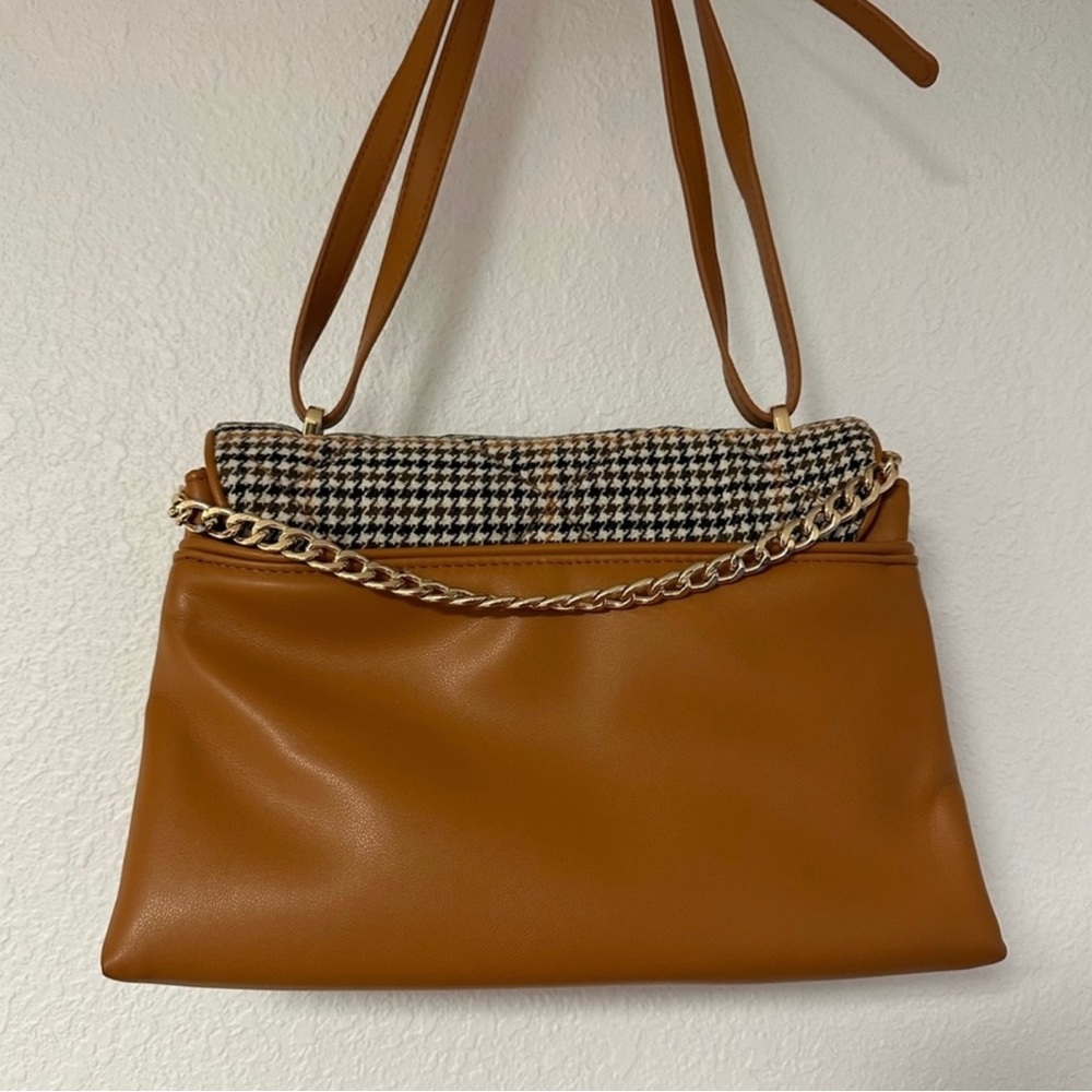 A New Day Plaid Crossbody Bag With Gold Chain - Picture 5 of 16